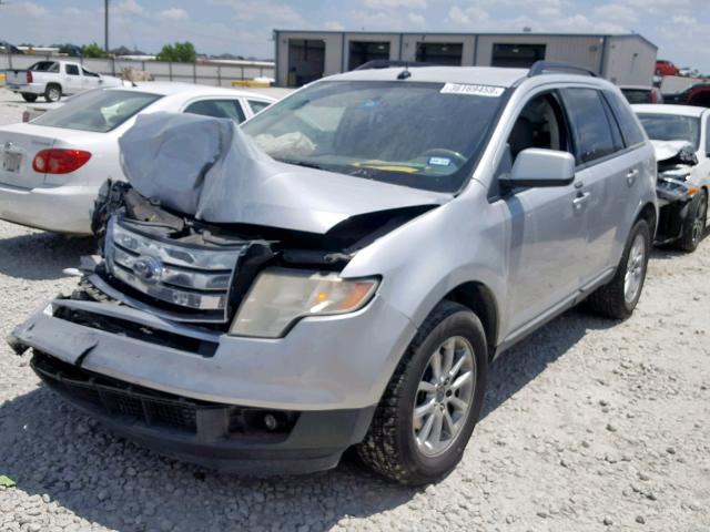 2FMDK38C59BA64411 - 2009 FORD EDGE SEL SILVER photo 2