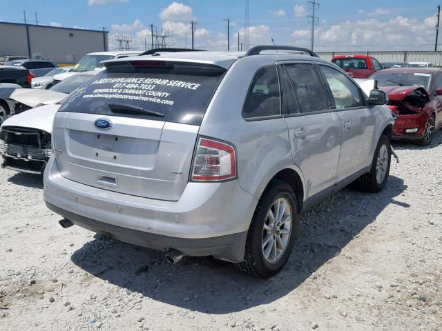 2FMDK38C59BA64411 - 2009 FORD EDGE SEL SILVER photo 4