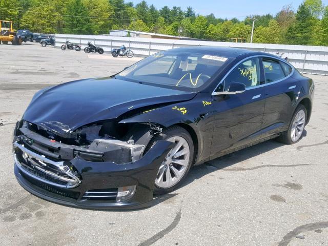 5YJSA1DP7DFP06862 - 2013 TESLA MODEL S أسود صورة 2