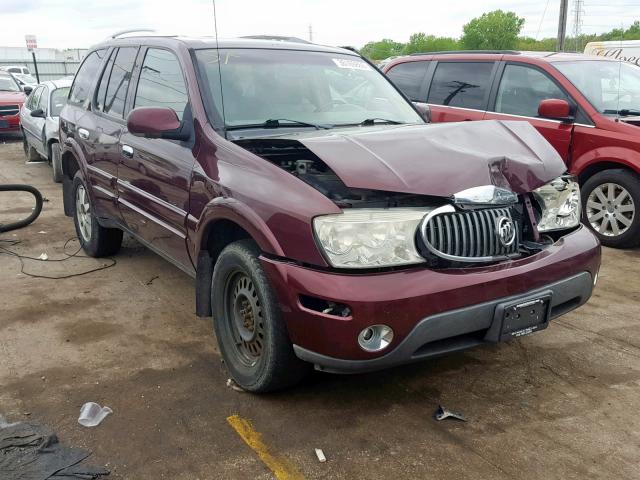 5GADT13S062331719 - 2006 BUICK RAINIER CX BURGUNDY photo 1