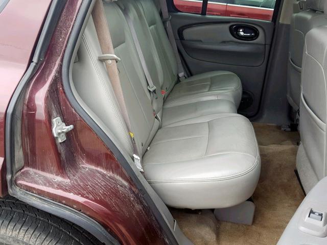 5GADT13S062331719 - 2006 BUICK RAINIER CX BURGUNDY photo 6