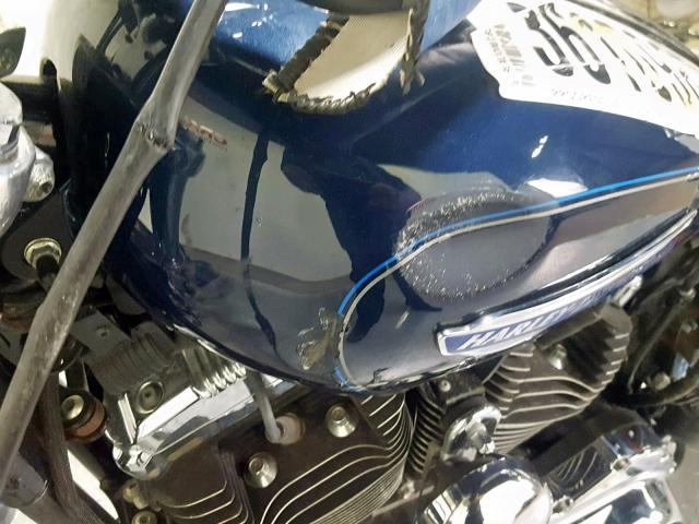 1HD1CT3119K408833 - 2009 HARLEY-DAVIDSON XL1200 C BLUE photo 17