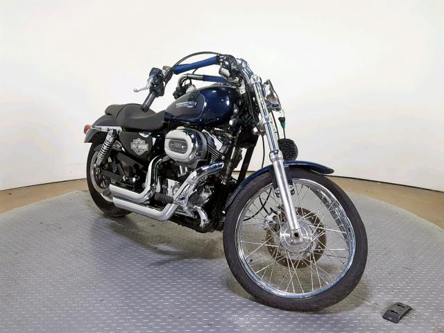 1HD1CT3119K408833 - 2009 HARLEY-DAVIDSON XL1200 C BLUE photo 2