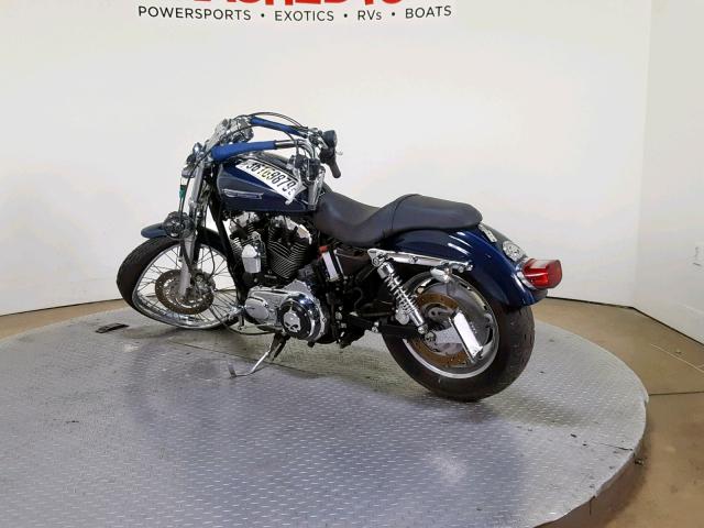 1HD1CT3119K408833 - 2009 HARLEY-DAVIDSON XL1200 C BLUE photo 6