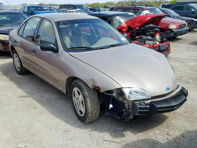 1G1JF524327215438 - 2002 CHEVROLET CAVALIER L TAN photo 1