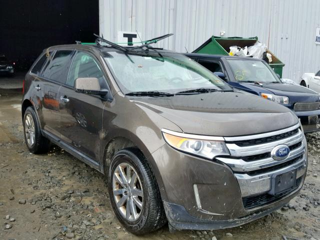 2FMDK3JC8BBA21584 - 2011 FORD EDGE SEL BROWN photo 1