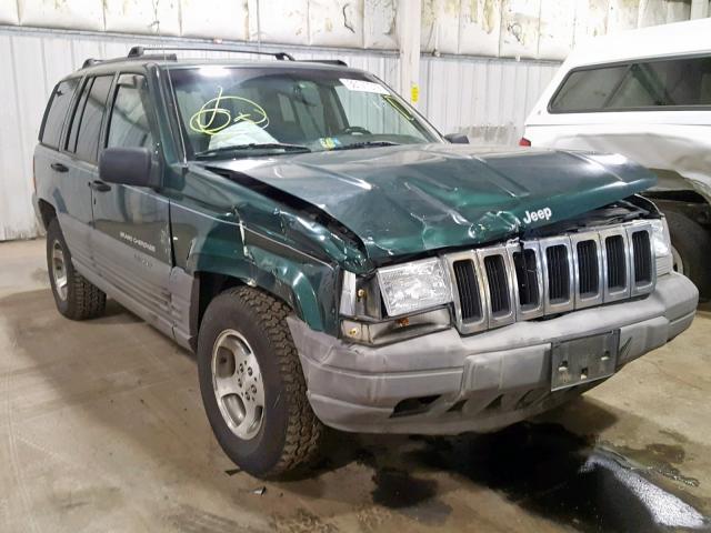 1J4GZ58S0VC757729 - 1997 JEEP GRAND CHER GREEN photo 1