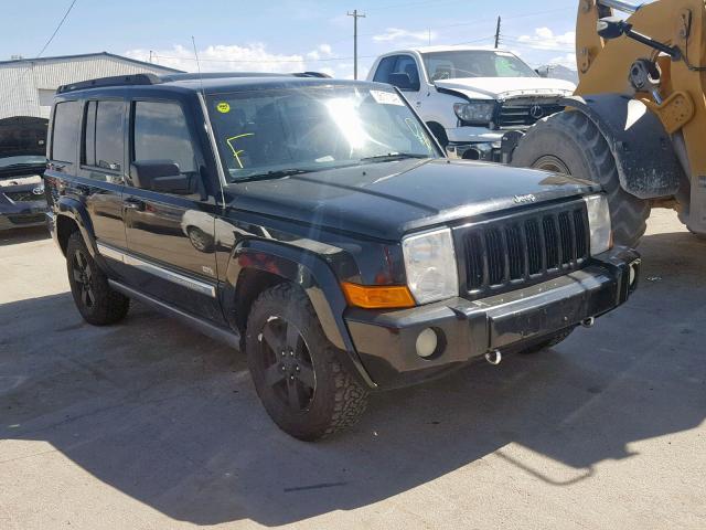 1J8HG48N36C286027 - 2006 JEEP COMMANDER BLACK photo 1