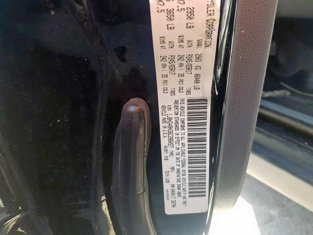 1J8HG48N36C286027 - 2006 JEEP COMMANDER BLACK photo 10