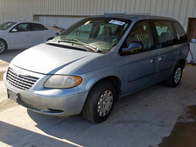 1C4GJ25B53B267581 - 2003 CHRYSLER VOYAGER BLUE photo 2