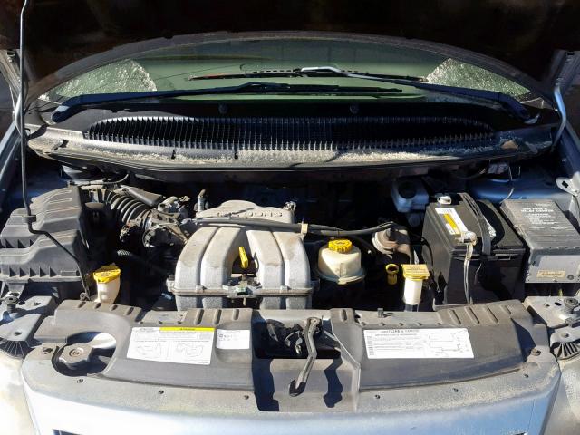 1C4GJ25B53B267581 - 2003 CHRYSLER VOYAGER BLUE photo 7