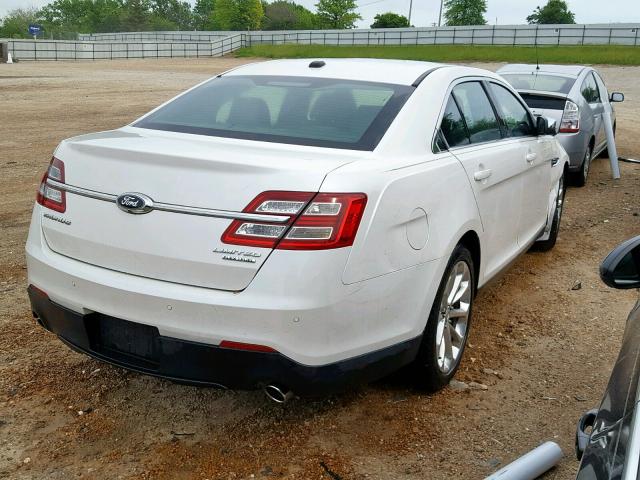 1FAHP2F81DG167140 - 2013 FORD TAURUS LIM WHITE photo 4