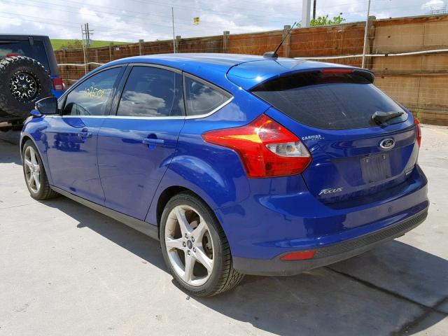 1FADP3N20DL104653 - 2013 FORD FOCUS TITA BLUE photo 3