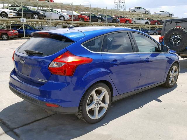 1FADP3N20DL104653 - 2013 FORD FOCUS TITA BLUE photo 4