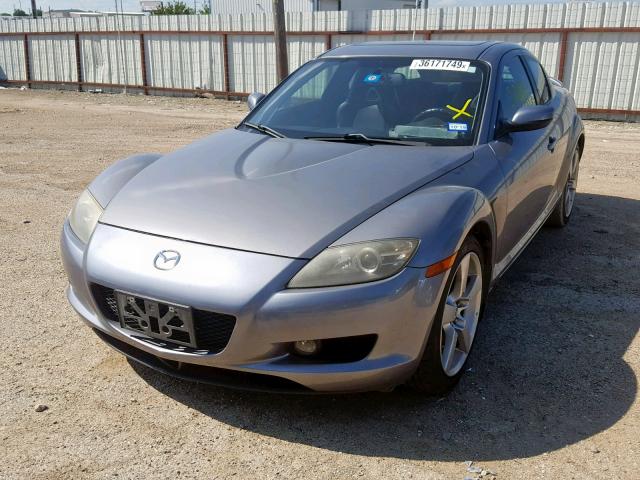 JM1FE173550157063 - 2005 MAZDA RX8 SILVER photo 2