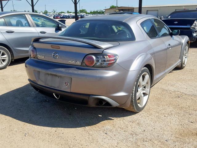 JM1FE173550157063 - 2005 MAZDA RX8 SILVER photo 4