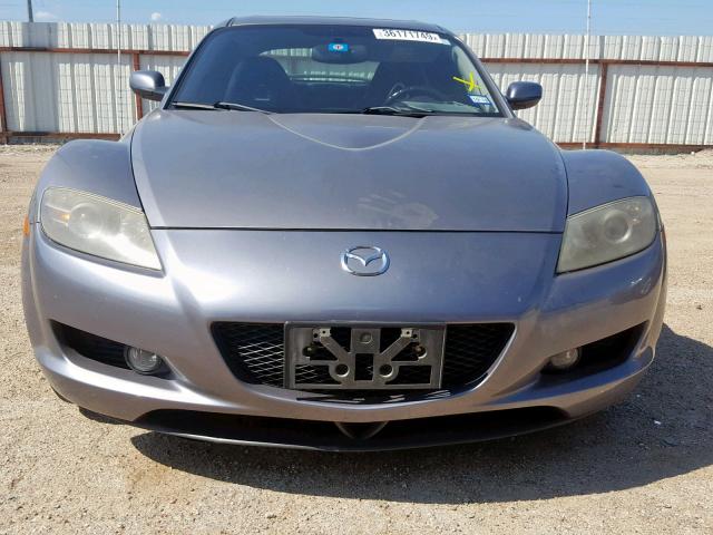 JM1FE173550157063 - 2005 MAZDA RX8 SILVER photo 9