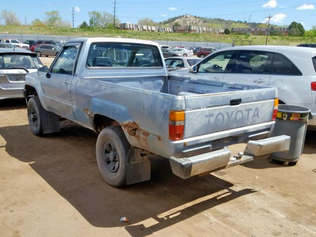 JT4RN63A9J0225311 - 1988 TOYOTA PICKUP RN6 BLUE photo 3