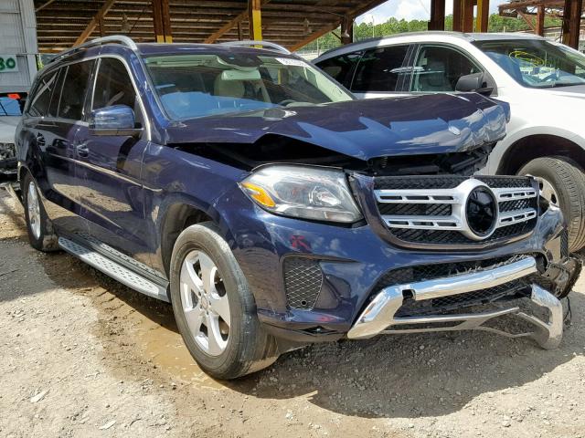 4JGDF6EE5HA784040 - 2017 MERCEDES-BENZ GLS 450 4M BLUE photo 1