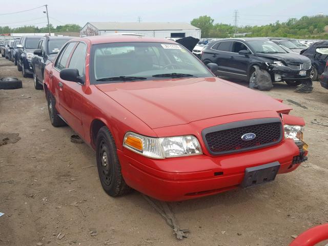 2FAHP71W84X146444 - 2004 FORD CROWN VICT RED photo 1