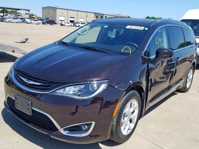 2C4RC1BG6JR157229 - 2018 CHRYSLER PACIFICA T BROWN photo 9