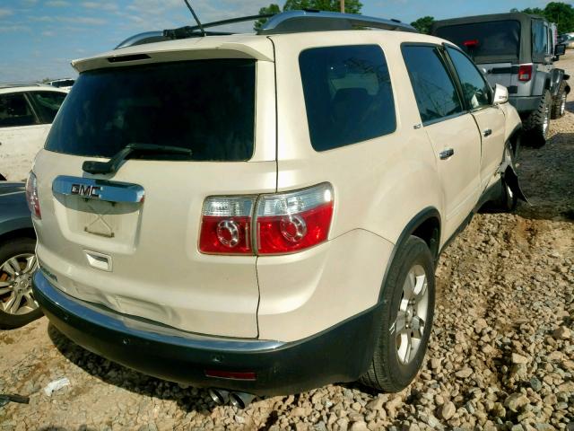 1GKER33718J226614 - 2008 GMC ACADIA SLT WHITE photo 4