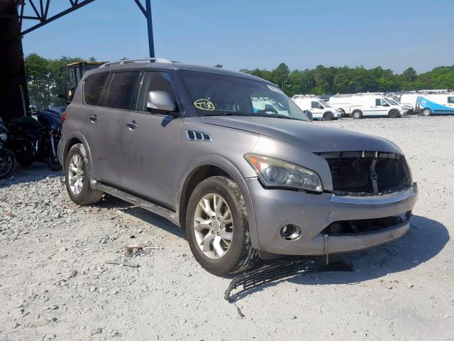 JN8AZ2NF9B9502186 - 2011 INFINITI QX56 GRAY photo 1