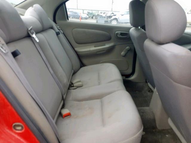 1B3ES26C43D156425 - 2003 DODGE NEON SE RED photo 6