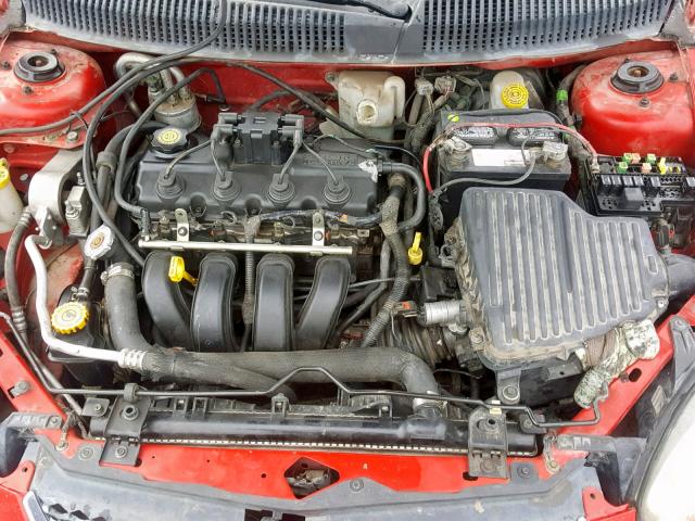 1B3ES26C43D156425 - 2003 DODGE NEON SE RED photo 7