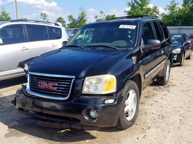 1GKDS13S322159167 - 2002 GMC ENVOY BLACK photo 2