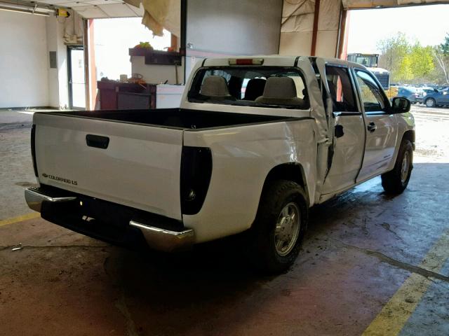 1GCCS136648199303 - 2004 CHEVROLET COLORADO WHITE photo 4