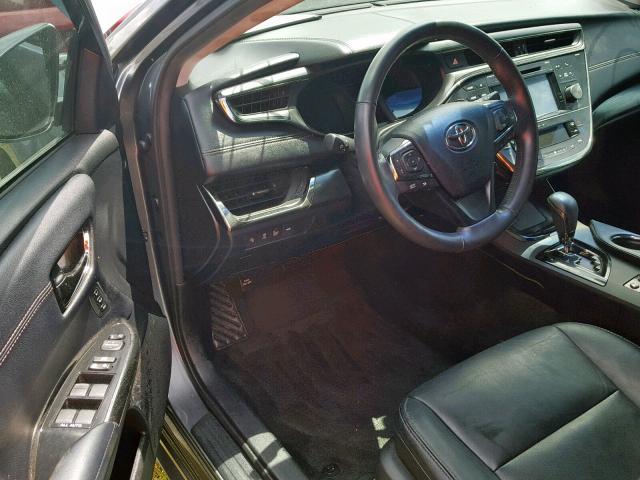 4T1BK1EB2HU247930 - 2017 TOYOTA AVALON XLE GRAY photo 9