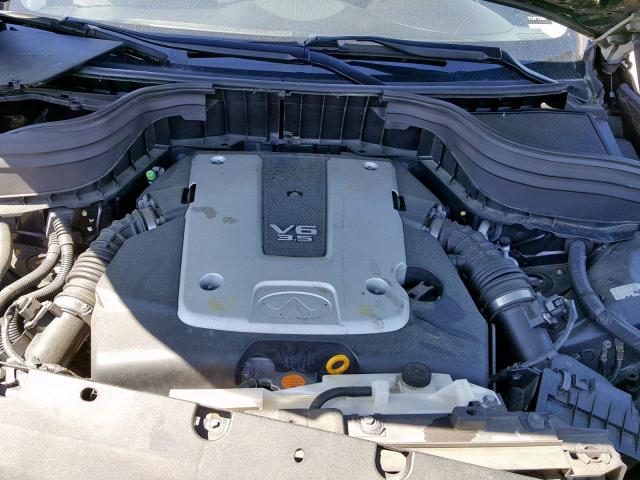 JNKAJ09E78M301500 - 2008 INFINITI EX35 BASE BLACK photo 7