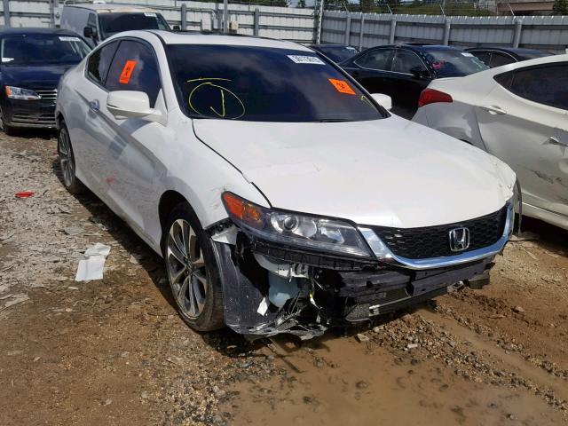 1HGCT2B84FA003510 - 2015 HONDA ACCORD EXL WHITE photo 1