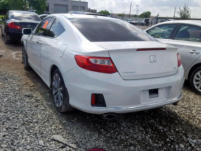 1HGCT2B84FA003510 - 2015 HONDA ACCORD EXL WHITE photo 3