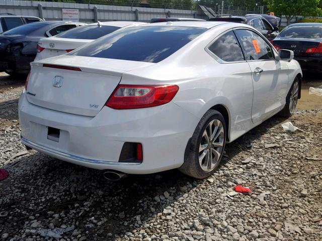 1HGCT2B84FA003510 - 2015 HONDA ACCORD EXL WHITE photo 4