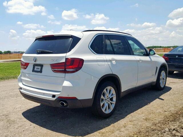 5UXKR2C50G0H41746 - 2016 BMW X5 SDRIVE3 WHITE photo 4