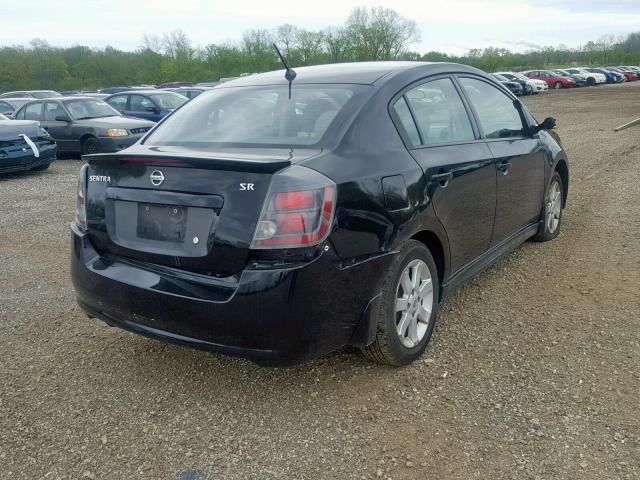 3N1AB6APXCL694851 - 2012 NISSAN SENTRA 2.0 BLACK photo 4