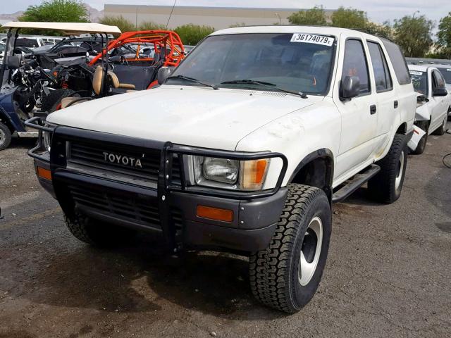 JT3VN39W2L0001756 - 1990 TOYOTA 4RUNNER VN WHITE photo 2