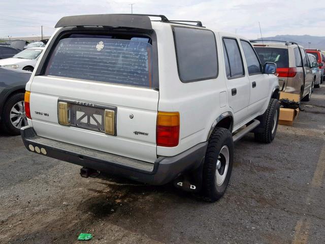 JT3VN39W2L0001756 - 1990 TOYOTA 4RUNNER VN WHITE photo 4