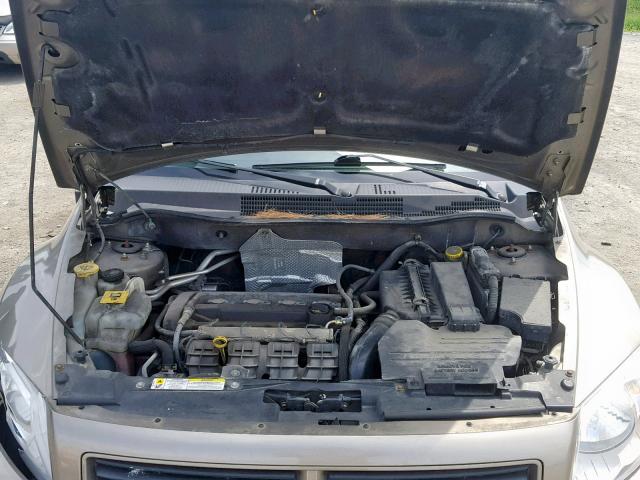 1B3HB28B28D694968 - 2008 DODGE CALIBER BROWN photo 7