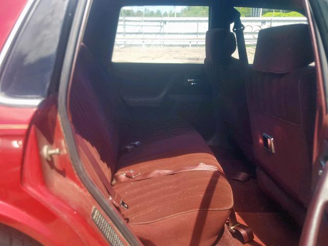 1G3AG55N7P6373237 - 1993 OLDSMOBILE CUTLASS CI RED photo 6
