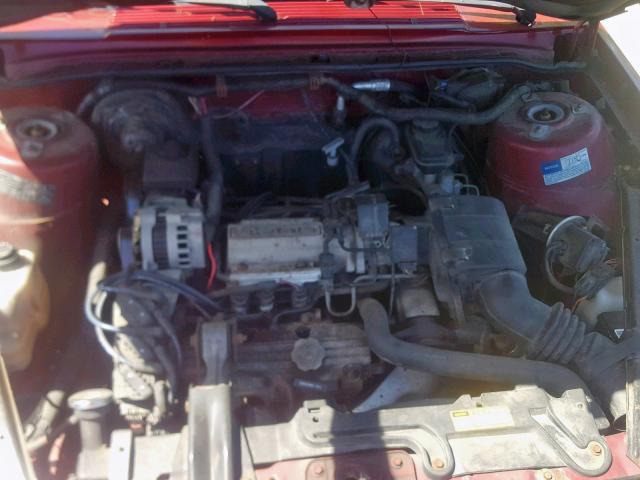 1G3AG55N7P6373237 - 1993 OLDSMOBILE CUTLASS CI RED photo 7