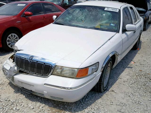 2MEFM75W1XX624744 - 1999 MERCURY GRAND MARQ WHITE photo 2