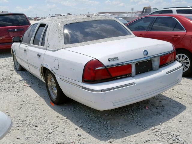 2MEFM75W1XX624744 - 1999 MERCURY GRAND MARQ WHITE photo 3