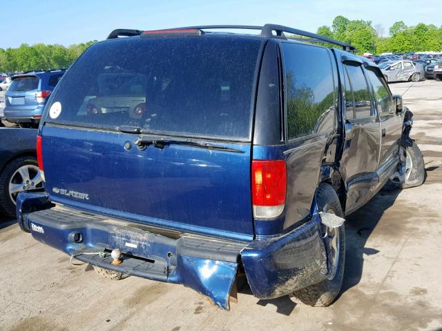 1GNDT13X64K111659 - 2004 CHEVROLET BLAZER BLUE photo 4