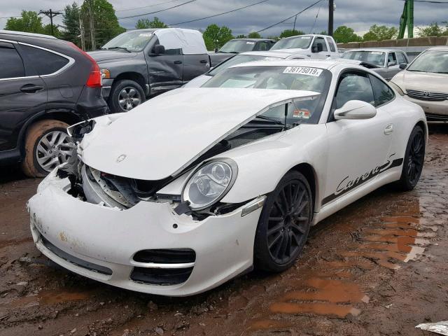 WP0AB29979S720859 - 2009 PORSCHE 911 CARRER WHITE photo 2