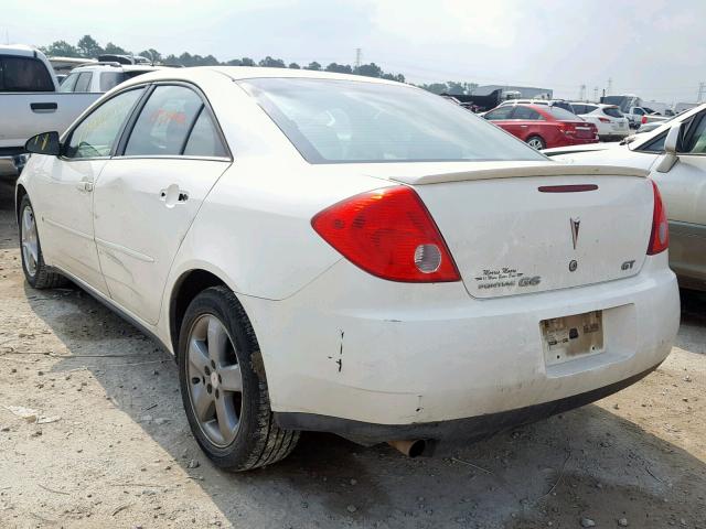 1G2ZH57NX84166727 - 2008 PONTIAC G6 GT WHITE photo 3