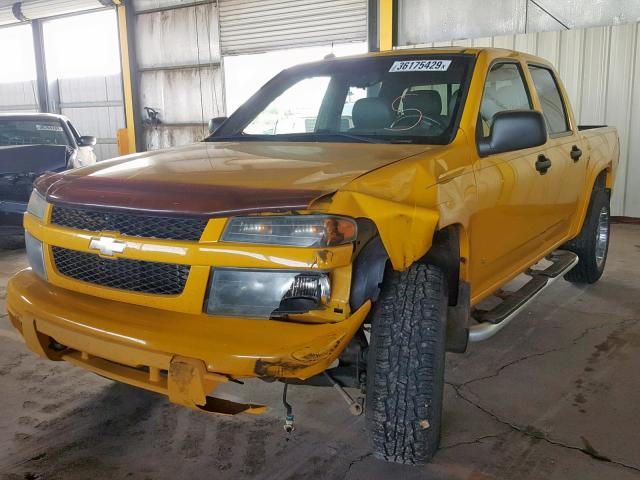 1GCDT136268235203 - 2006 CHEVROLET COLORADO YELLOW photo 2