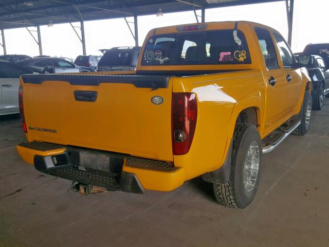 1GCDT136268235203 - 2006 CHEVROLET COLORADO YELLOW photo 4